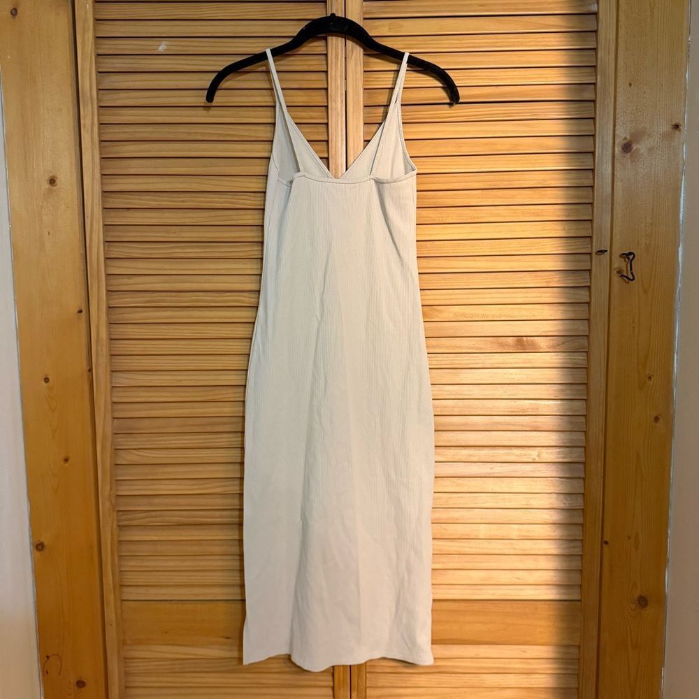 Abercrombie & Fitch Cream ribbed Dress size XS - Picture 6 of 6